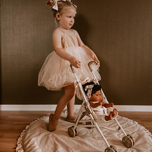 Прогулочная коляска для кукол Mrs. Ertha "Flower Buds", мириада цветов